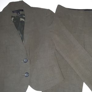 Express Brown Blazer & Matching Pants Suit Size 0